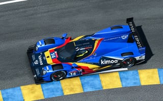 Картинка гонки, автомобиль, спорт, скорость, трасса, синий, красный, гонщик, техника, дизайн