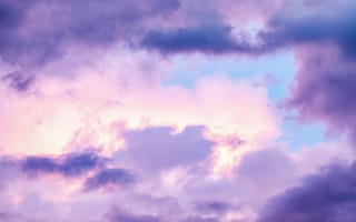 Картинка облака, небо, пейзаж, закат, природа, цвета, атмосфера