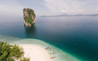 Картинка остров, море, пляж, природа, пейзаж, отдых, воды