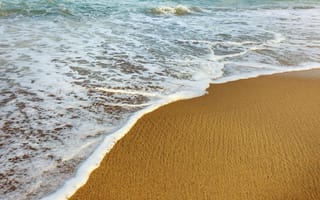 Картинка море, пляж, песок, волны, природа, отдых, лето