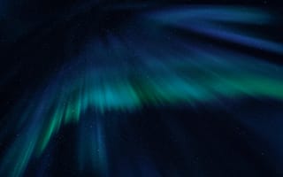 Картинка северное сияние, ночное небо, звезды, природа, космос, цвета, абстракция