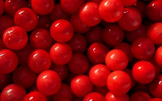 Картинка шары, красный, фоновое, абстракция, текстура, декор, гладкий