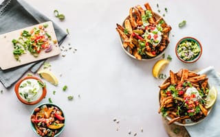 Картинка еда, картофель, салат, блюдо, вкусно, рецепт, десерт