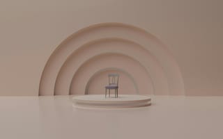 Картинка стул, декор, минимализм, интерьер, фоновый, платформа, абстракция