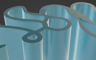 Картинка абстракция, гладкий, синий, текстура, дизайн, минимализм, фоны