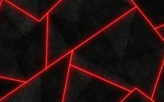 Картинка абстракция, черный, красный, геометрия, фон, треугольники, текстура