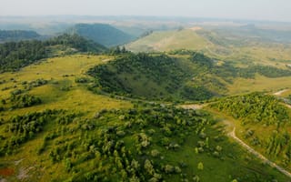 Картинка пейзаж, природа, горы, зелень, долина, открытое пространство, лето