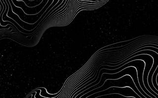 Картинка абстракция, черный, линии, графика, фоны, минимализм, текстура
