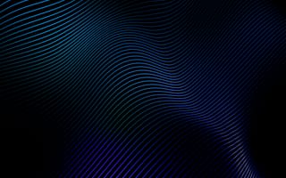 Картинка абстракция, волны, темный, синий, графика, фон, текстура