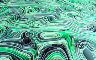 Картинка абстракция, узоры, текстуры, зеленый, графика, фоны, 3D
