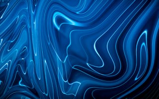Картинка абстракция, синий, фон, текстура, гладкий, волны, свет
