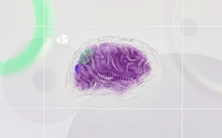 Картинка мозг, абстракция, технология, графика, футуризм, цвет, дизайн