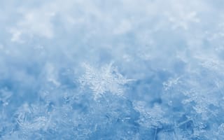 Картинка снег, снежинка, зима, лед, холод, природа, фон