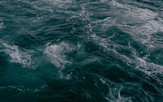 Картинка вода, океан, волны, природа, глубина, спокойствие, синий