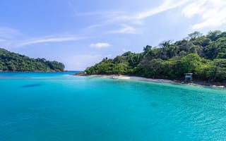 Картинка пляж, море, природа, остров, пейзаж, отдых, тропики