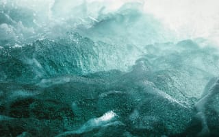 Картинка вода, волны, океан, природа, синий, текстура, мир