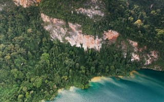 Картинка природа, лес, вода, горы, пейзаж, озеро, экология, отдых, путешествия