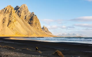Картинка горы, пейзаж, природа, море, пляж, небо, путешествия