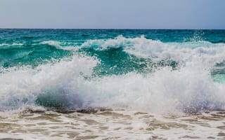 Картинка море, волны, океан, пейзаж, природа, пляж, вода