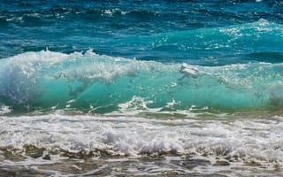 Картинка море, волны, океан, пейзаж, природа, пляж, синий