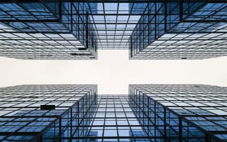 Картинка здания, архитектура, стекло, город, небо, современный, урбанистический