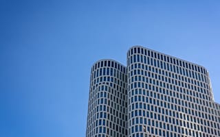 Картинка здание, архитектура, небо, современный, город, офис, фасад