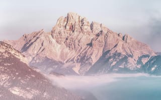 Картинка горы, пейзаж, природа, облака, фотография, альпийские, закат