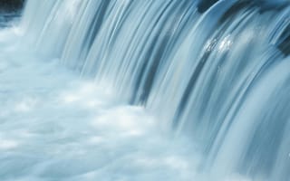 Картинка водопад, природа, вода, поток, пейзаж, спокойствие, свет