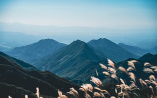 Картинка горы, природа, пейзаж, небо, растительность, высота, красота