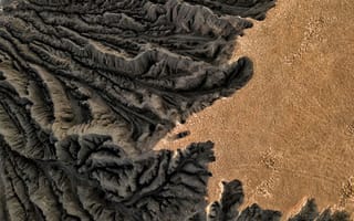 Картинка природа, ландшафт, горы, земля, текстура, пейзаж, абстракция