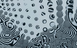 Картинка абстракция, черно-белый, узоры, геометрия, текстура, дизайн, фон