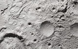 Картинка лунная поверхность, кратеры, текстура, серый, космос, астрономия, фотография