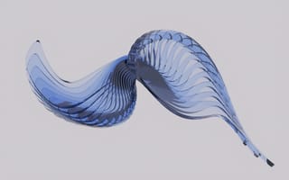 Картинка абстракция, синий, дизайн, гладкий, формы, текстура, минимализм