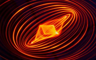 Картинка абстракция, графика, свет, цвет, узоры, технологии, футуризм