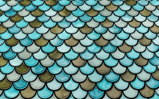 Картинка чешуя, узор, цвет, текстура, синий, зеленый, фоновое изображение