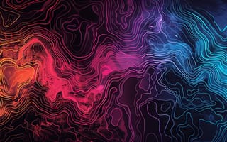 Картинка абстракция, графика, цвета, линии, фон, дизайн, текстура