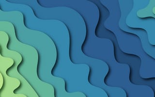 Картинка абстракция, волны, цвета, гладкие, фоны, дизайн, графика