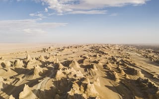 Картинка пейзаж, пустыня, природа, скалы, небо, песок, горизонт