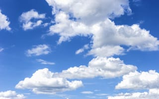 Картинка небо, облака, синий, пейзаж, природа, день, ясно