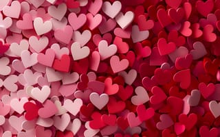 Картинка сердца, любовь, обои, красный, розовый, декор, фоновое изображение