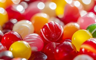 Картинка конфеты, сладости, цветные, десерт, фото, обои, яркие