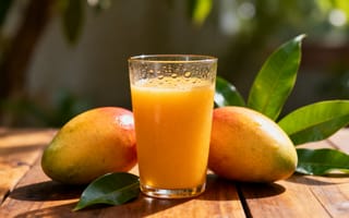 Картинка манго, сок, напиток, фрукты, лето, освежающий, натуральный