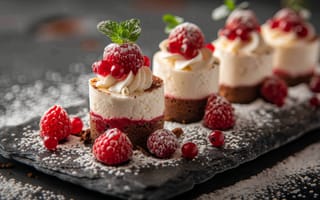 Картинка десерт, торт, малина, сладости, крем, фото еды, выпечка