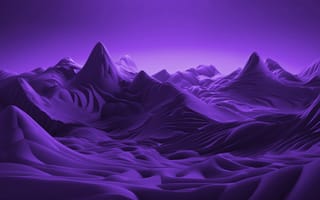 Картинка горы, пейзаж, футуристический, пурпурный, абстракция, природа, обои