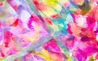 Картинка акварель, цветы, абстракция, яркие цвета, арт, фоновое изображение, декор