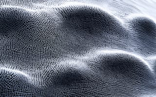 Картинка текстура, абстракция, фоны, гладкий, черно-белый, волны, минимализм