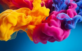 Картинка краски, абстракция, цвет, жидкость, арт, фоновое изображение, яркие цвета