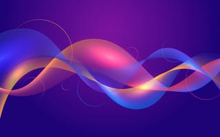 Картинка абстракция, волны, цвета, графика, фон, дизайн, модерн