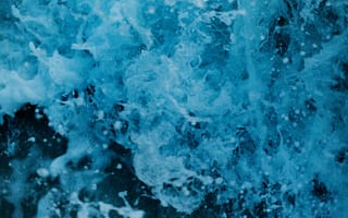 Картинка вода, океан, волны, синий, природа, текстура, море