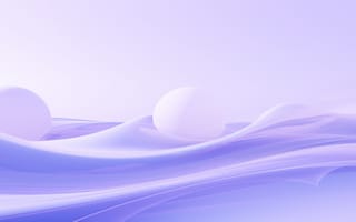 Картинка абстракция, волны, сферы, пастельные, минимализм, фоны, гладкие